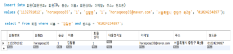 회원 정보 등록