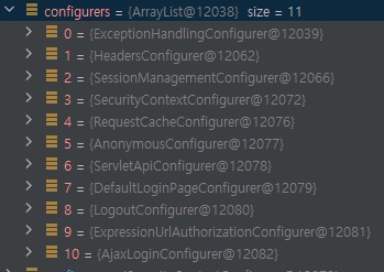 정상적으로 리스트에 들어가 있는 모습